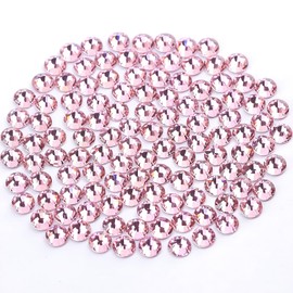 YHMQ DU 1440 pieces rhinestones, nail crystals + rhinestones for nails, crystal Lt.rose + SS12 (2.8 + 3.0 mm)