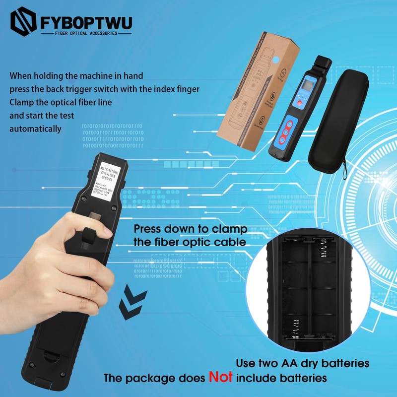 FYBOPTWU - Live Optical Fiber Identifier with Wave Respond 800-1700nm