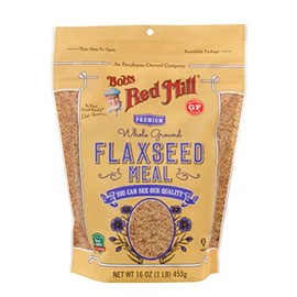 Bob's Red Mill Flaxseed Meal, 16oz (Pack of 1) - Gluten Free, Non GMO, Vegan, Paleo Friendly, Keto Friendly, Kosher