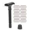 Men Manual Razor Blade Base Set Adjustable Brass Double Edge