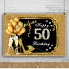 Yeele 10x8ft Vinyl Fabulous 50Th Birthday Backdrop for Photography Diamond