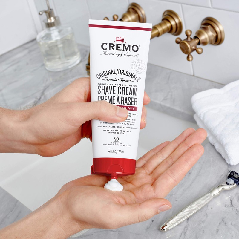 Cremo Original Shave Cream, Smooth Shaving Cream Fights Razor Burn,