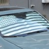 car-king888 USA Flag Front Windshield Sunvisor UV Block Visor Kit