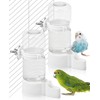 BNOSDM Automatic Bird Water Dispenser 2 Pcs No Mess Parrot