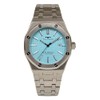Technos Date T9C07SI Men's Wristwatch, Silver, blue, Bracelet Type