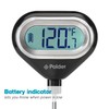 Polder Pivoting Screen Instant Read Thermometer, Black