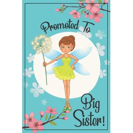 Big Sister Journal - Big Sister Notebook: with MORE FAIRY ARTWORK INSIDE this fairy draw and write journal / new big sister fairy journal / I'm big ... promoted to big sister gift for little girls