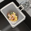 Suction Cup Kitchen Sink Filter with Replacement Mesh Bag, Foldable