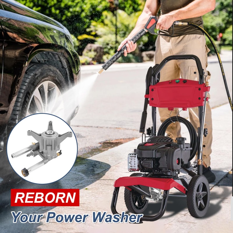 Tool Daily Vertical Pressure Washer Pump, Upgraded 7/8” Shaft Replacement