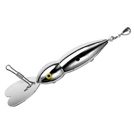 Heddon Magnum Hellbender Deep-Diving Fishing Lure, 5 1/2 Inch, 7/8 Ounce, Siver - Downrigger