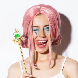 HAIQILIN Green Queen Scepter Princess Wand Pageant Costume Props