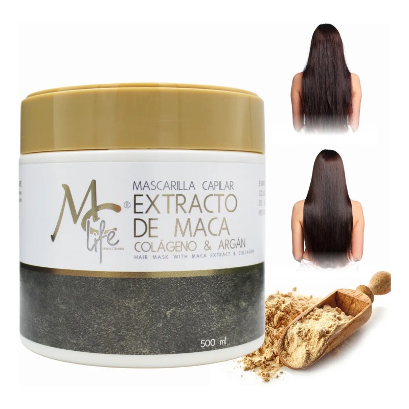 Kit Capilar 3pzs, Maca Colágeno Argán, Reparación. Mc Life