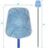 Nicecho Swimming Pool Leaf Skimmer Net with adjustable 8' ft