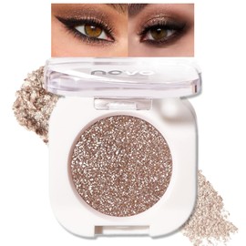 BestLand Ultra-Fine Pressed Pigment Eyeshadow – Lightweight, Highly Blendable Formula Monochrome Eye Shadow, 12 Rich Matte/Shimmer Shades for Makeup, Vegan & Cruelty-Free (#10 Cowboy)