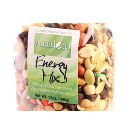 12oz Gourmet Style Bag of Energy Trail Mix with Chicago's Very Own Chocolate [3/4 lb.]