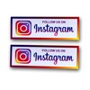 eSplanade Instagram Facebook Sign Sticker Combo (9 x 3') 2,