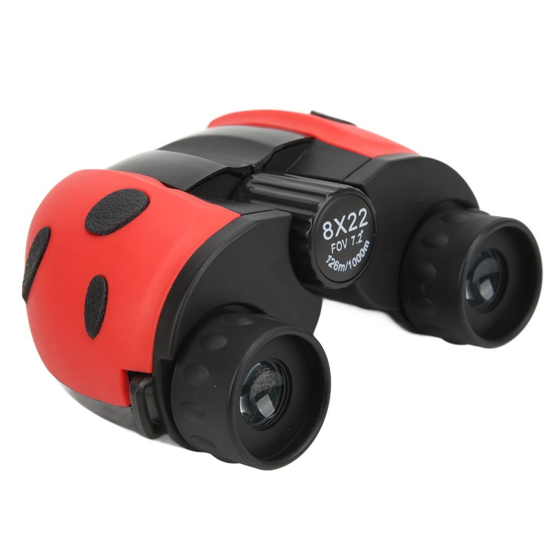 Kids Binoculars 8X Magnification Beatle Design Optical HD Glass Optical