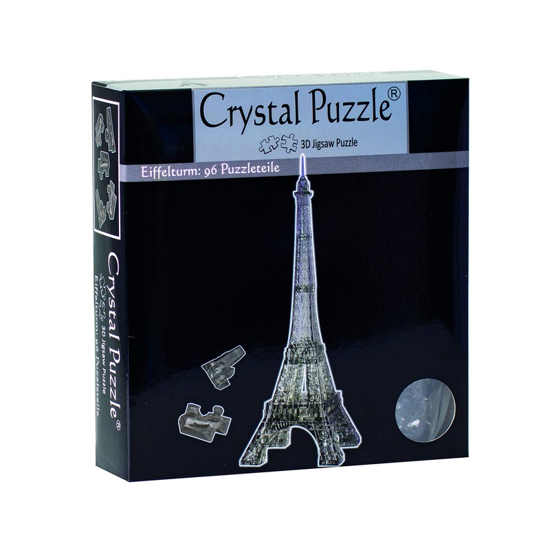HCM Eiffel Tower Crystal Puzzle (96-Piece, Multi-Colour)