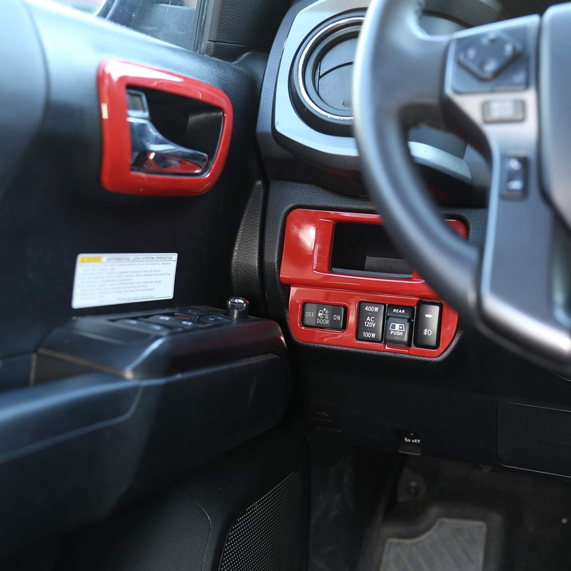 LLKUANG for Toyota Tacoma 2016-2020 Pickup SUV Car ABS Red