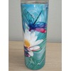 Slide Lock Dragonfly Tumbler 20oz Stainless Steel Skinny Straw Insulated