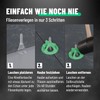 greate 250-teiliges Fliesen Nivelliersystem 2mm - Fliesenverlegehilfe Set mit 100