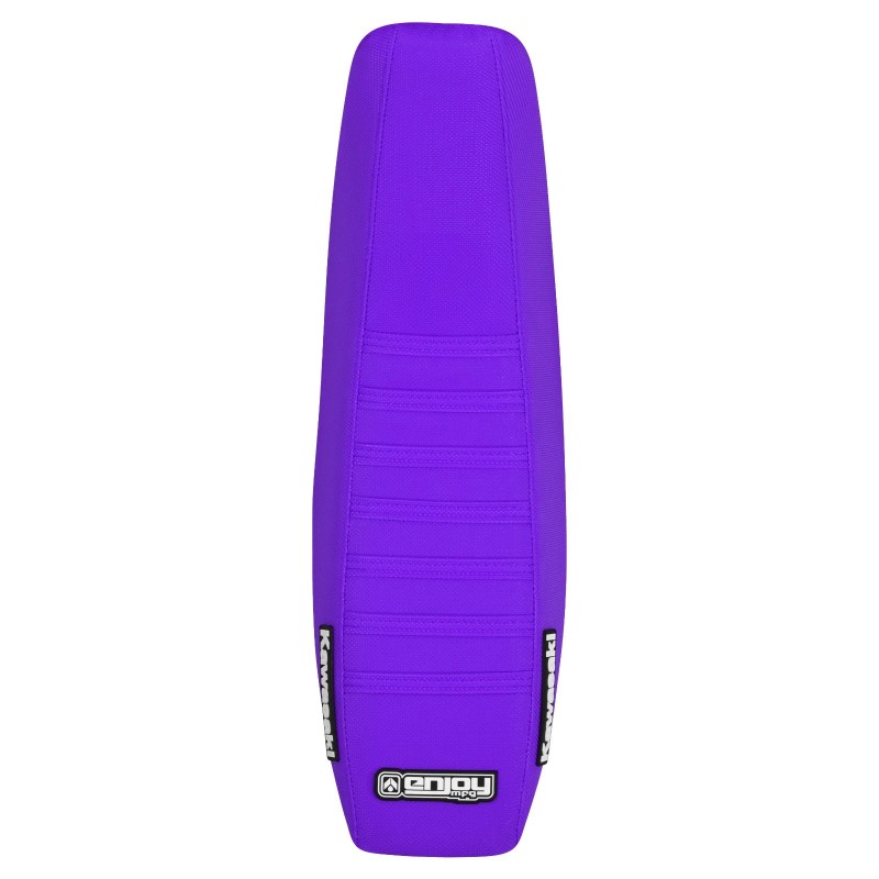 Enjoy Mfg 1994-1998 Kawasaki KX125/250 gripper seat cover all PURPLE/PURPLE