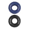 2Pcs Blue Black Rubber Tire Dog Chew Toy Safe Tire