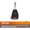 EYANBIS Silicone Key Fob Cover Fit for Chrysler 200 300