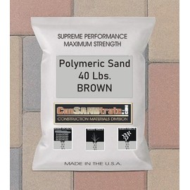 Consandtrate Polymeric Sand for Concrete Paver Joints up to 2" (Brown, 40 Lbs)