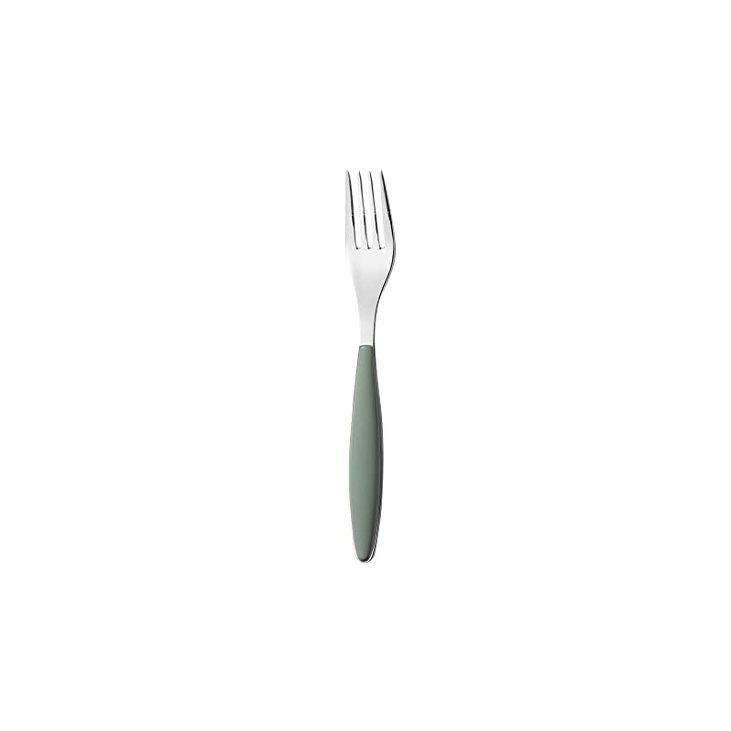 Guzzini Feeling 230002214 Fork, Stainless Steel, Sage