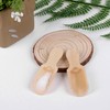 BQLZR 88x30mm Natural Wood Small Bath Salt Scoop Unfinished Unpainted