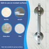 Heavy Duty Grab Bar with Large Suction Cups for Shower