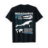 Mosasaurus fact sheet Dinosaur Facts T-Shirt