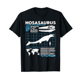 Mosasaurus fact sheet Dinosaur Facts T-Shirt