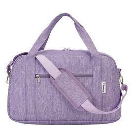 Narwey Ryanair Travel Bags 40 x 20 x 25 cm Hand Luggage Bag for Aeroplane Foldable Travel Bag Weekender Women Men Hand Luggage Suitcase 20L, purple, travel bag