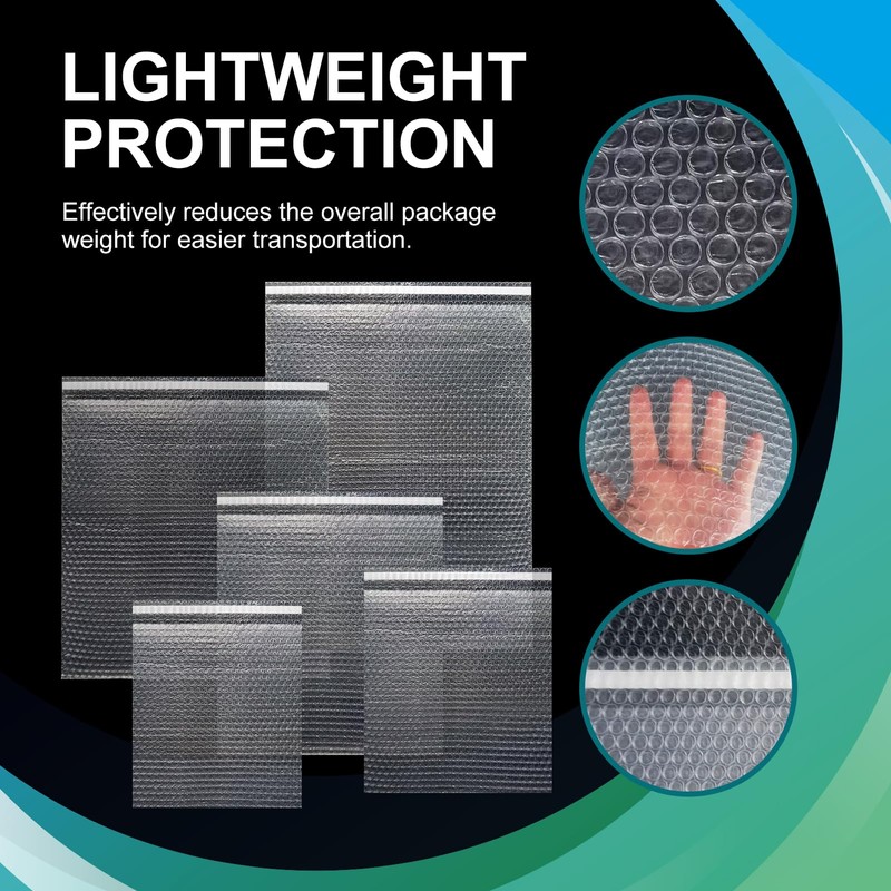 5 Pack 28" X 39" Clear Self Sealing Extra Large