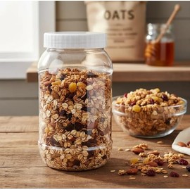 Envase Bote Tarro Contenedor pet plástico 500ml con tapa plana paquete con 10 pza                                                                     