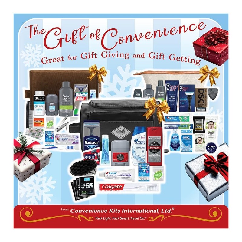 Convenience Kits International Men's Deluxe, 9-Piece Kit with Travel Size