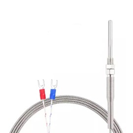 2 Meter High Temperature -100~1250 C Thermocouple K Type Probe Sensors Stainless Steel Multimeter Accessory (50mm)