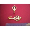 The Home Fusion Company Solid Brass Fleur De LYS Curtain