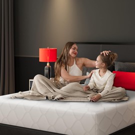 CH CHARME HOUSE 5 Inch Twin Size Memory Foam Mattress in a Box for Kids, Relieve Pressure with Medium Firm Support, Fiberglass Free, CertiPUR-US Certified