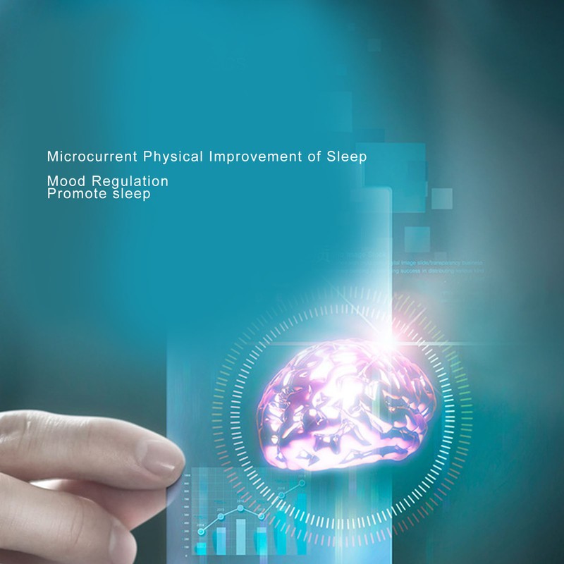 Handheld Sleep Device Microcurrent Anxiety Stress Relief USB Rechargeable Adjustable