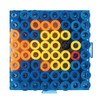 Hama 10.8224 Maxi Transparent Square Pegboard, 8.5 x 1 x