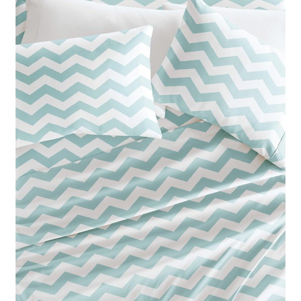 Linen Market Patterned Microfiber Full Sheet Set 4 Piece –