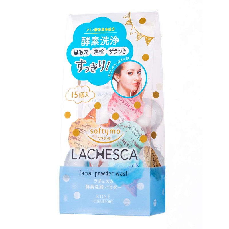 KOSE Softymo Ratchesca Powder Wash, 0.02 oz (0.4 g) x