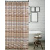 Barefoot Bungalow Phoenix Shower Curtain, 72x72-inch, Tan