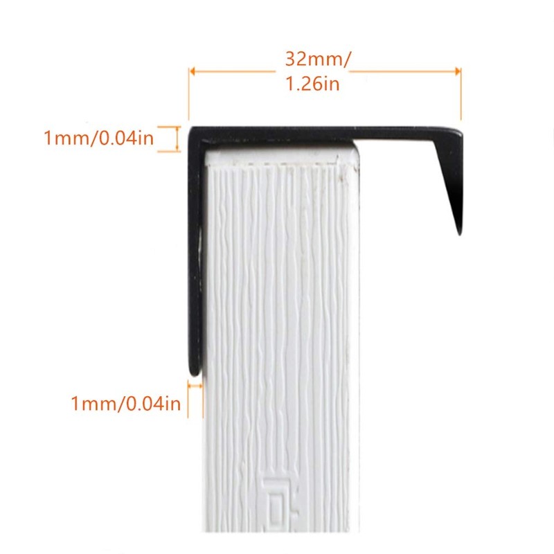 Modern Style Finger Edge Pull, Tiberham 2 Pack Heavy Duty