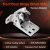 Upper Door Hinge Driver Side Left LH, Compatible with 02-08