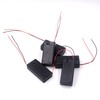 LAMPVPATH 5Pcs 2 AA Battery Holder with Switch, 2X 1.5V