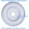 Escutcheon Replacement for Moen 16090, for One-Handle Tub and Shower